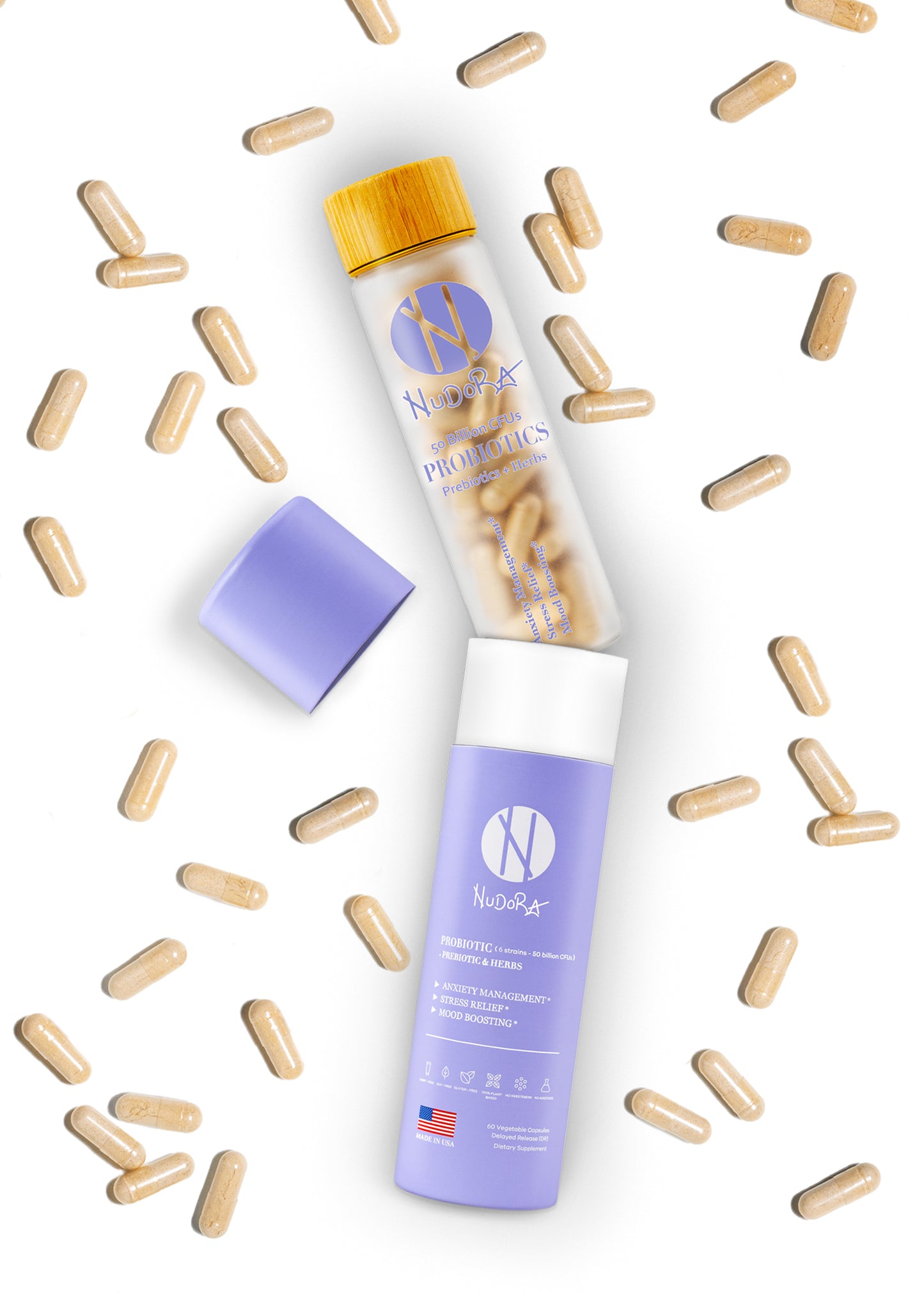 Nudora Purple: Daily Mood & Sleep Support – Feel Calm, Clear & Rested