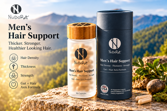 Nudora Men's Hair Support: Stronger Hair Starts Within